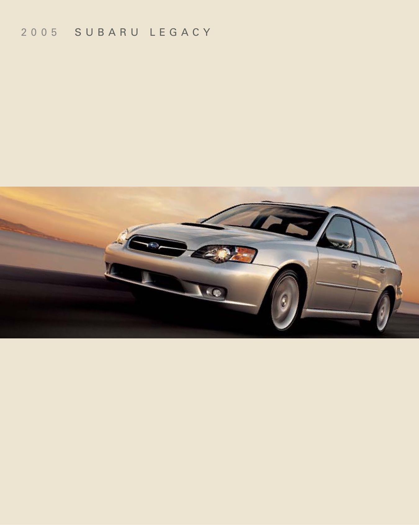 2005 Subaru Legacy Brochure